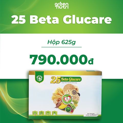 Sữa Hạt Ngũ Cốc 25 Beta Glucare - Giúp Ổn Định Đường Huyết, Chứa Tảo Xoắn Spirulina, Dinh Dưỡng Thông Minh 625gr
